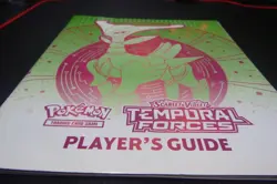 Pokemon ETB Player’s Guide Book Temporal Forces Green - Image 1