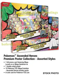 Pokemon Ascended Heroes ME2.5 Premium Poster Collection CASE OF 6 - Image 3