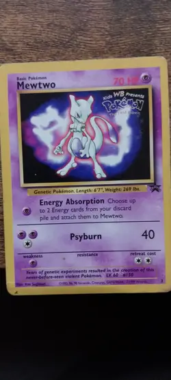 Mewtwo (WB Movie Promo) - Pokemon TCG - WoTC - Promo Stamped #3 - Image 1