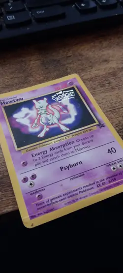 Mewtwo (WB Movie Promo) - Pokemon TCG - WoTC - Promo Stamped #3 - Image 3