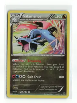 SALAMENCE 64/101 PLASMA BLAST HOLO RARE POKEMON TCG LP - Image 1