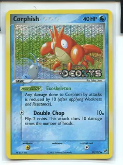 Corphish Reverse Holo Common NM 57/107 EX Deoxys Pokemon - Image 3