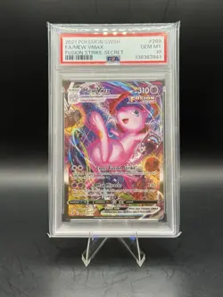 Pokemon 2021 Mew VMAX 269/264 Full Art Secret Rare Fusion Strike GEM MINT PSA 10 - Image 1