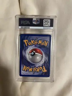 1999 POKEMON GAME 8 MACHAMP-HOLO 1ST EDITION PSA 7 - Image 2