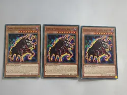 Yugioh! 3x Gimmick Puppet Cattle Scream INFO-EN009 Common 1st Ed LP - Image 1