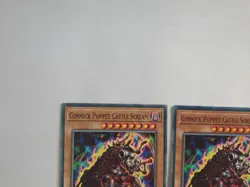 Yugioh! 3x Gimmick Puppet Cattle Scream INFO-EN009 Common 1st Ed LP - Image 2