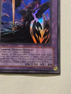 Yugioh Dark Flare Knight DCR 1st Edition Super Rare VLP - Image 5