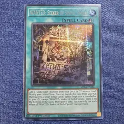 Yugioh WANTED: Seeker of Sinful Spoils MP24-EN122 - Prismatic Secret Rare - NM - Image 1