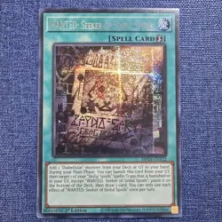 Yugioh WANTED: Seeker of Sinful Spoils MP24-EN122 - Prismatic Secret Rare - NM - Image 3