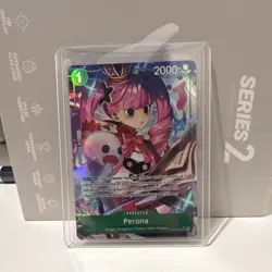Namco Perona Alternate Art Holo Foil Super Rare OP12-034 Legacy One Piece CCG - Image 1