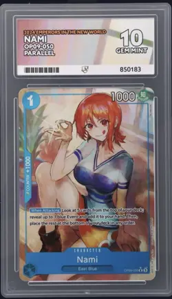Nami (050) (Parallel) OP09-050 Emperors in the New World Foil - ACE 10 One Piece - Image 1