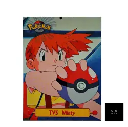 Topps Pokemon Misty Card #TV3 1st Print Blue Label 1999 TV Animation Series NM - Image 2