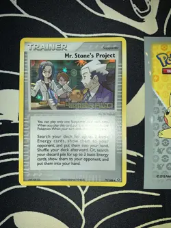 (Reverse-Holo) Pokemon MR. STONE'S PROJECT Card EX EMERALD Set 79/106 042 💎NM💎 - Image 1