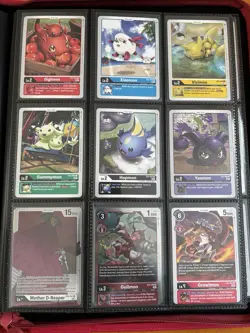 Digimon Card Game EX2 Digital Hazard Complete Base Set C + U + R + SR - Image 1