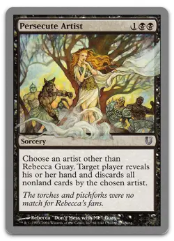 Persecute Artist #61 (LP) Unhinged UNH Magic MTG - Image 1