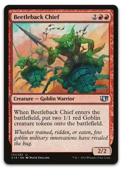 Beetleback Chief #171 (LP) Commander 2014 C14 Magic MTG - Image 1