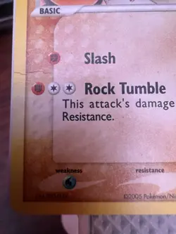 POKEMON GROUDON 5/106 EX EMERALD HOLO RARE BASIC FIGHTING 80HP - Image 3