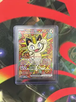 Meowth EX 121/088 English SIR POR Perfect Order Pokemon TCG NM FREE POSTAGE - Image 3