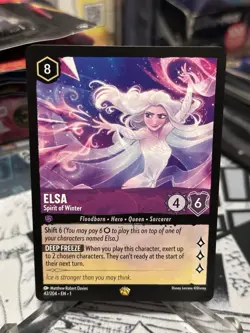 2025 Disney Lorcana Fabled Elsa Spirit Of Winter #43/204 - Image 1