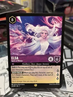 2025 Disney Lorcana Fabled Elsa Spirit Of Winter #43/204 - Image 2