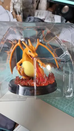 Charizard EX Super Premium Collection Figure Statue Card Stand - Image 1