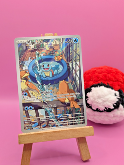 Squirtle - 148/142 - Pokemon TCG Stellar Crown Illustration Rare Card - Image 1