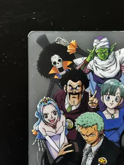 Son Goku Roronoa Zoro Dragon Ball One Piece Jump Magazine 40th Anniversary Card - Image 2
