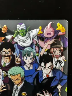 Son Goku Roronoa Zoro Dragon Ball One Piece Jump Magazine 40th Anniversary Card - Image 3