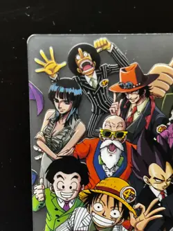Vegeta Monkey D Luffy Dragon Ball One Piece Jump Magazine 40th Anniversary Card - Image 2