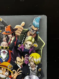Vegeta Monkey D Luffy Dragon Ball One Piece Jump Magazine 40th Anniversary Card - Image 3