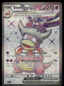 Pokemon Cards Slowking ex 238/193 Paldea Evolved Ultra Rare NM - Image 1