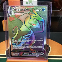 Inteleon VMAX 195/192 Rebel Clash 2020 Secret Rainbow Pokemon Card TCG - Image 1