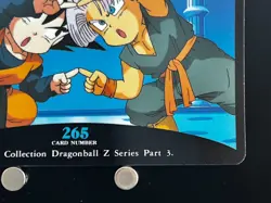 Son Goten Trunks Dragon Ball Z Card Amada #265 Shueisha Japanese Collection - Image 4