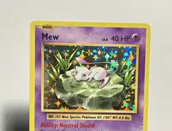 Mew 53/108 (LP) Holo Rare XY Series: Evolutions 2016 Pokemon Card TCG - Image 3