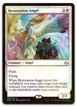 Restoration Angel #20 (Foil) (NM) Modern Masters 2017 MM3 Magic MTG - Image 1