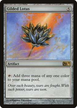 Gilded Lotus #206 (MP) Magic 2013 M13 Magic MTG - Image 1