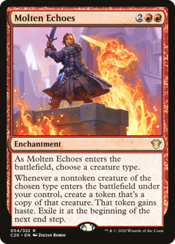 Molten Echoes #54 (MP) Commander 2020 C20 Magic MTG - Image 1