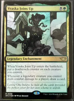 MTG Outlaws of Thunder Junction Vraska Joins Up NM Foil (Rare) - Image 1