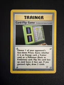Pokemon TCG Neo Genesis Card-Flip Game #92/111 Unlimited Uncommon Vintage 2000 - Image 1