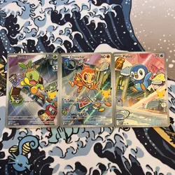 Pokemon TCG First Partners Sinnoh Turtwig MEP 040 Piplup 042 Chimchar 041 NM - Image 1
