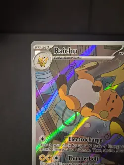 Pokemon TCG Raichu 211/193 IR Illustration Paldea Evolved - Image 3