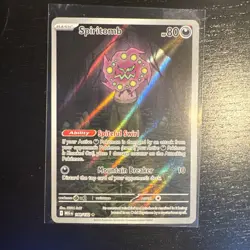 Pokemon TCG Spiritomb 148/132 2025 Mega Evolution Illustration Rare NM - Image 1