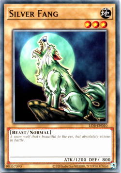 SILVER FANG LOB-EN010 Common Yugioh - Image 1