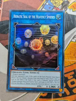 Hieratic Seal of the Heavenly Spheres RA02-EN039 Super Rare 1st Edition - Image 1