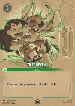Lorcana - Tu es revenu - La Mer Azurite Chapitre 6 - MINT/NMINT - FR - FOIL - Image 1