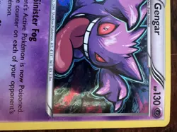 Pokemon Gengar 60/162 Breakthrough Holo Rare 130 HP Stage 2 Pokemon TCG Card - Image 5