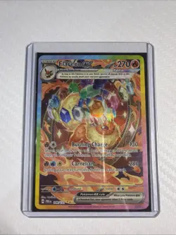 Pokemon TCG Flareon EX Prismatic Evolutions Card 146/131 Sir Illustration Rare - Image 1