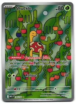Shuckle 136/132 - Mega Evolution Illustration Rare Pokemon TCG - NM Card - Image 1