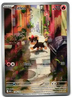 Litleo 139/132 - Mega Evolution Illustration Rare Pokemon TCG - NM Card - Image 1
