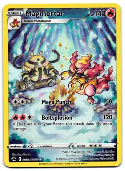 Magmortar GG03/GG70 - Crown Zenith Galarian Gallery Pokemon TCG Holo - LP Card - Image 1